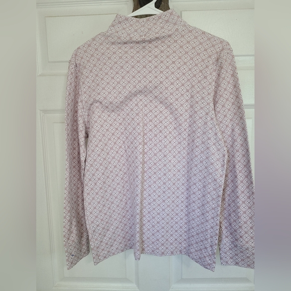 (509) Speculation Woman's Long Sleeve Turtleneck Shirt, Size: Medium Color: Pink - Picture 9 of 13